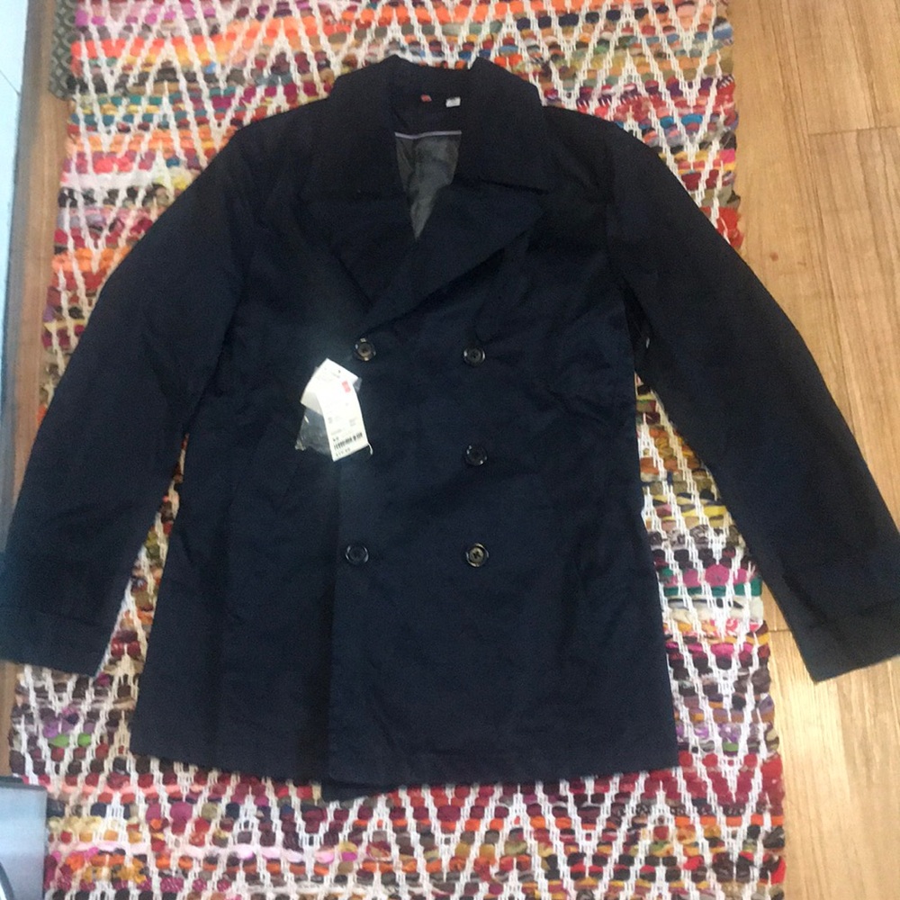 Uniqlo Cotton peacoat